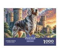 Irish Wolfhound 1000 Pieces Jigsaw Puzzles Engaging Educational Games Jigsaw Puzzle Home Decoration for Gifts 70x50cm/1000pcs