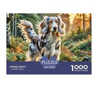 Irish Wolfhound 1000 Pieces Jigsaw Puzzles Engaging Family Games Jigsaw Puzzle Unique Puzzle Gift for Gifts 52x38cm/1000pcs