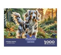 Irish Wolfhound 1000 Pieces Jigsaw Puzzles Engaging Home Decoration Jigsaw Puzzles Beautiful Decoration for Adults & Families 70x50cm/1000pcs
