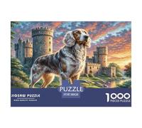 Irish Wolfhound 1000 Pieces Jigsaw Puzzles For Adults Educational Games Stress Relieving Entertainment Exercise The Memory of The Brain for Adults And Kids, Age 12 Years Up 38x26cm/1000pcs