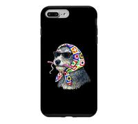 Irish Wolfhound Dog Granny Square Crochet Yarn Crocheting Case for iPhone 7 Plus/8 Plus