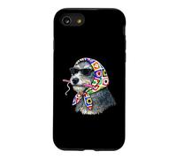Irish Wolfhound Dog Granny Square Crochet Yarn Crocheting Case for iPhone SE (2020) / 7/8