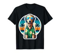 Irish Wolfhound Dog Owner Summer Vibes Vacation Tropical Sun T-Shirt