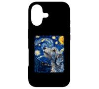 Irish Wolfhound Dog Starry Night Painting Case for iPhone 17