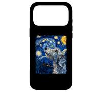 Irish Wolfhound Dog Starry Night Painting Case for iPhone 17 Pro Max
