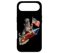 Irish Wolfhound Fourth of July 4th American Flag Fireworks Case for iPhone Air