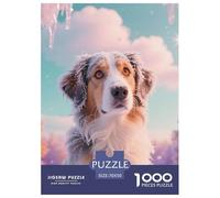 Irish Wolfhound Jigsaw Puzzles for Adults 1000 Beautiful Decoration Puzzle Pet Dog Colourful,Fun,Challenging And Brainteasing Adults Jigsaw Puzzle Gifts for Men70x50cm/1000pcs