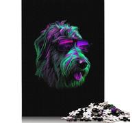 Irish Wolfhound Jigsaw Puzzles Puzzles for Adults Kids. 1000 Piece Great Gifts Challenge Toy Educational Game Home Decoration for Adults& Kids Age 14 Years Up 1000pcs (38x26cm)