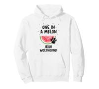Irish Wolfhound Mom One in a Melon Funny Pullover Hoodie