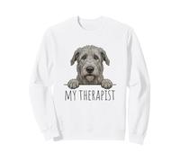 Irish Wolfhound My Therapist Dog Lover Sweatshirt