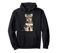 Irish Wolfhound Puppy Sketch Drawing Art Dog Lover Pullover Hoodie