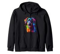 Irish Wolfhound Puppy Zip Hoodie