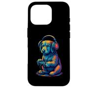 Irish Wolfhound Retro Gamer Vintage Gaming Dog Lover Case for iPhone 16 Pro