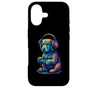 Irish Wolfhound Retro Gamer Vintage Gaming Dog Lover Case for iPhone 17