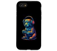 Irish Wolfhound Retro Gamer Vintage Gaming Dog Lover Case for iPhone SE (2020) / 7/8