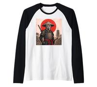 Irish Wolfhound Samurai Warrior Vintage Japanese Ukiyo-e Dog Raglan Baseball Tee