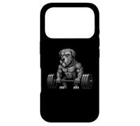 Irish Wolfhound Weightlifting Bodybuilder Workout Gym Dog Case for iPhone 17 Pro