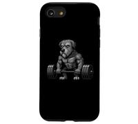 Irish Wolfhound Weightlifting Bodybuilder Workout Gym Dog Case for iPhone SE (2020) / 7/8