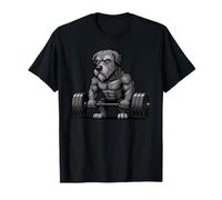Irish Wolfhound Weightlifting Bodybuilder Workout Gym Dog T-Shirt