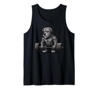 Irish Wolfhound Weightlifting Bodybuilder Workout Gym Dog Tank Top