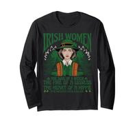 Irish Women The Soul of a Witch Celtic Pride St Patrick's Long Sleeve T-Shirt