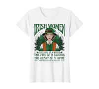 Irish Women The Soul of a Witch Celtic Pride St Patrick's T-Shirt