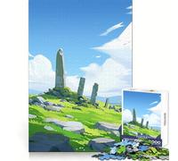 Irish Wonderful Landscape Adult Jigsaw Puzzle1000 Pieces Cognitive Train Indoor Fun Pattern Build (38x26cm)
