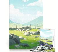 Irish Wonderful Landscape Jigsaw Puzzles for Adults 1000 Piece Brain Think Precise Edge Real Challenge Birthday Art Gift (50x75cm)