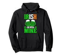 Irish You Were Mine - Beer Lover St. Patricks Day Shamrock Pullover Hoodie