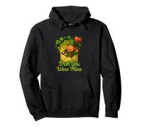 Irish You Were Mine St Patricks Day Leprechaun Love Design Pullover Hoodie