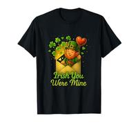 Irish You were Mine St Patricks Day Leprechaun Love Design T-Shirt