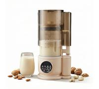 Irishom 1.5L Nut Milk Maker, Automatic Quiet Soy Milk Maker with Soundproof Cover, Delay Start Boil Keep Warm Self, For Plant-Based, Oat, Soy, Yogurt and Dairy Free Beverages