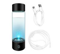 Irishom Hydrogen Water Bottle - 330ml PEM SPE Technology Rechargeable Hydrogen Water Bottle - Portable Hydrogen-Rich Water Ionizer Machine for Home Office Travel Daily Drinking