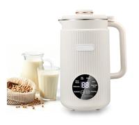 Irishom Nut Milk Machine, Automatic Plant Milk Maker for Homemade Almond, Oat, Soy, with 8H Keep Warm Function, Vegan & Dairy-Free (White)