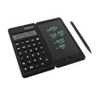 Irishom Scientific Calculator with 6 Inch Writing Board and Pen Dual Power Solar and Battery Operated Foldable Functions Calculator with 10-bit Display Screen 240 Functions for Home Financial Office