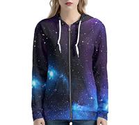 Irisjudy Island Tribal Zipper Women Hoodies with Pocket, Leopard Print,Music Notes Plus Size Hooded Sweatshirt Sport Coat