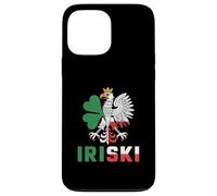 Iriski Half Irish Polish Ireland Poland St. Patrick's Day Case for iPhone 13 Pro Max