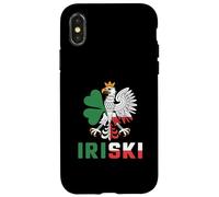 Iriski Half Irish Polish Ireland Poland St. Patrick's Day Case for iPhone X/XS