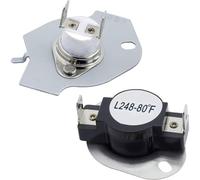 IRIVER BLANK 279769 Dryer Thermal Cut-Off Kit Replacement Part - Easy to Install - Exact Fit for Whirpool & Kenmore Dryers - Replaces 3389946 3398671 3977394 695563 AP3094224 3390291(1 set)