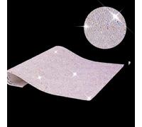 IRIVER BLANK Bling Rhinestone Stickers for DIY Home Decor - Self-Adhesive Crystal Sheet Stickers for Cars, Gifts, Weddings, Anniversaries, and Birthday Parties (White Colorful S,SS12)