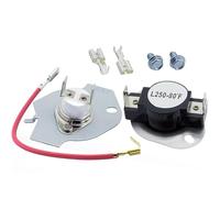 IRIVER BLANK Ultra Durable 279816 Dryer Thermal Cut-off Kit Replacement Part - Exact Fit for Whirlpool Kenmore Maytag Amana Dryers - Replaces 3399848 AP3094244 PS334299 279816VP 3977393 3399848(8 set)