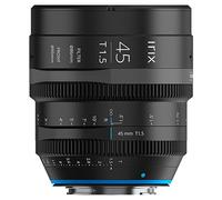 Irix Cine 45 mm T1.5 Video Lens for Sony E (Imperial), 45 mm Lens for Sony E, 8K UHD, Full Frame, Min Focus 40 cm, Front Thread, Magnetic Frame, 1188 g, Filming Film