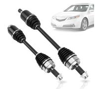 IRKY 2PCS Premium Front CV Axle Assembly Compatible with Acura TSX 2009-2013,Honda Accord 2013-2014,Civic 2014,Driver & Passenger Side Axle Shaft Replacement 66-4250 66-4251