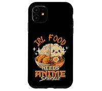 IRL Food Needs Anime Sparkle Funny Anime Food Kawaii Meme Case for iPhone 11