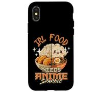 IRL Food Needs Anime Sparkle Funny Anime Food Kawaii Meme Case for iPhone X/XS