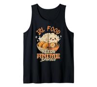 IRL Food Needs Anime Sparkle Funny Anime Food Kawaii Meme Tank Top