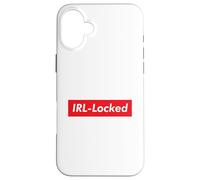 IRL-Locked Funny Gen Z Teens Analog Offline Physical Reality Case for iPhone 16 Plus