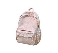 irLocy Coquette Aesthetic Backpack Cute Backpack with Lace Large Laptop Daypack Kawaii Supplie with Cute Accessories, Pink Polka Dot, M, Kawaii