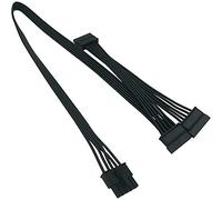 Irlogyer 5 Pin to 3 SATA Hard Drives HDD Power Cable Only for Cooler Master V550 V650 V750 V850 V1000 V1000 V1000 Modular Power Supply Black