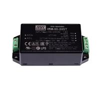 IRM-60-5ST IRM-60-12ST IRM-60-15ST IRM-60-24ST IRM-60-48ST Single Output module power supply screw terminal type(IRM-60-24ST)